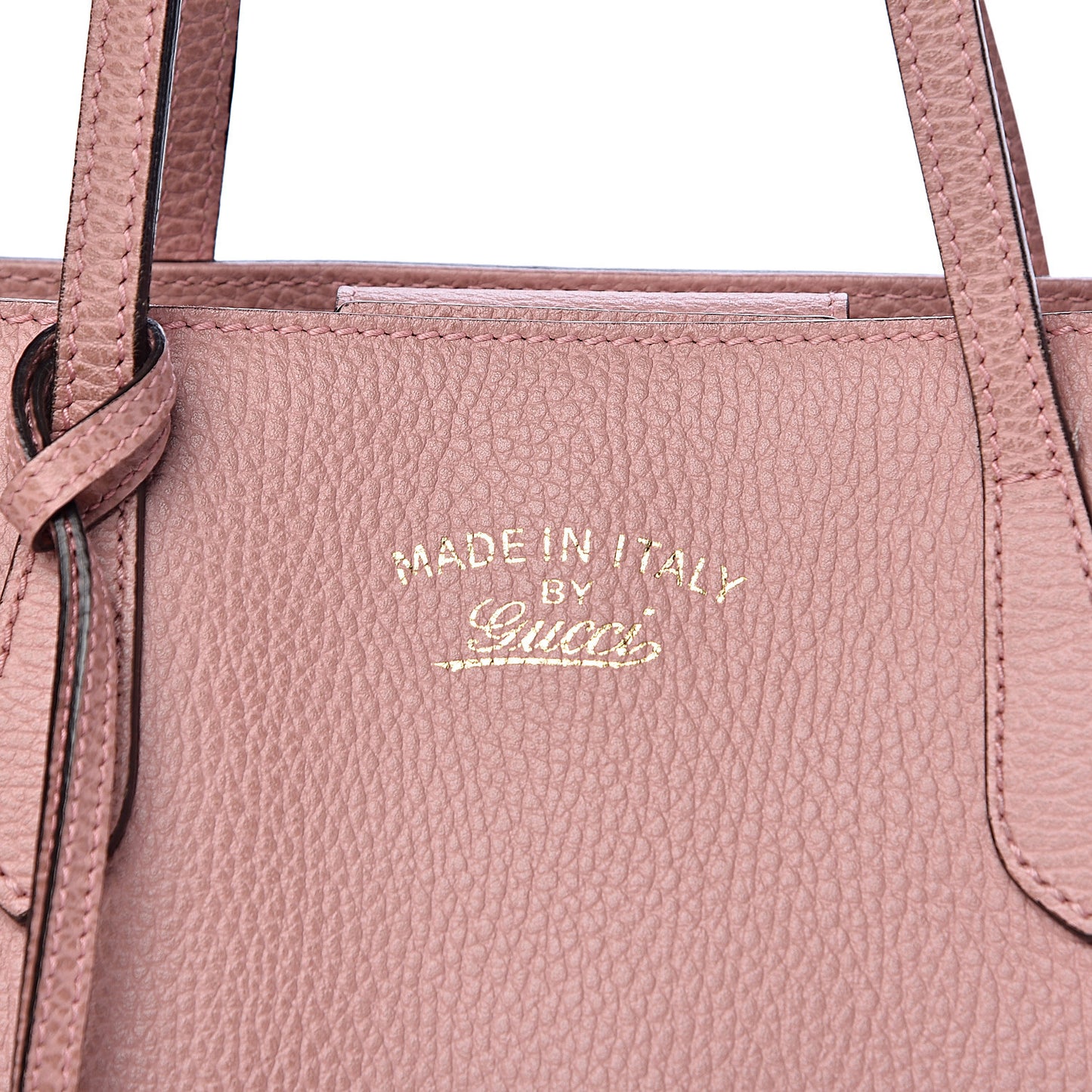 Dollar Calfskin Small Swing Tote Soft Pink