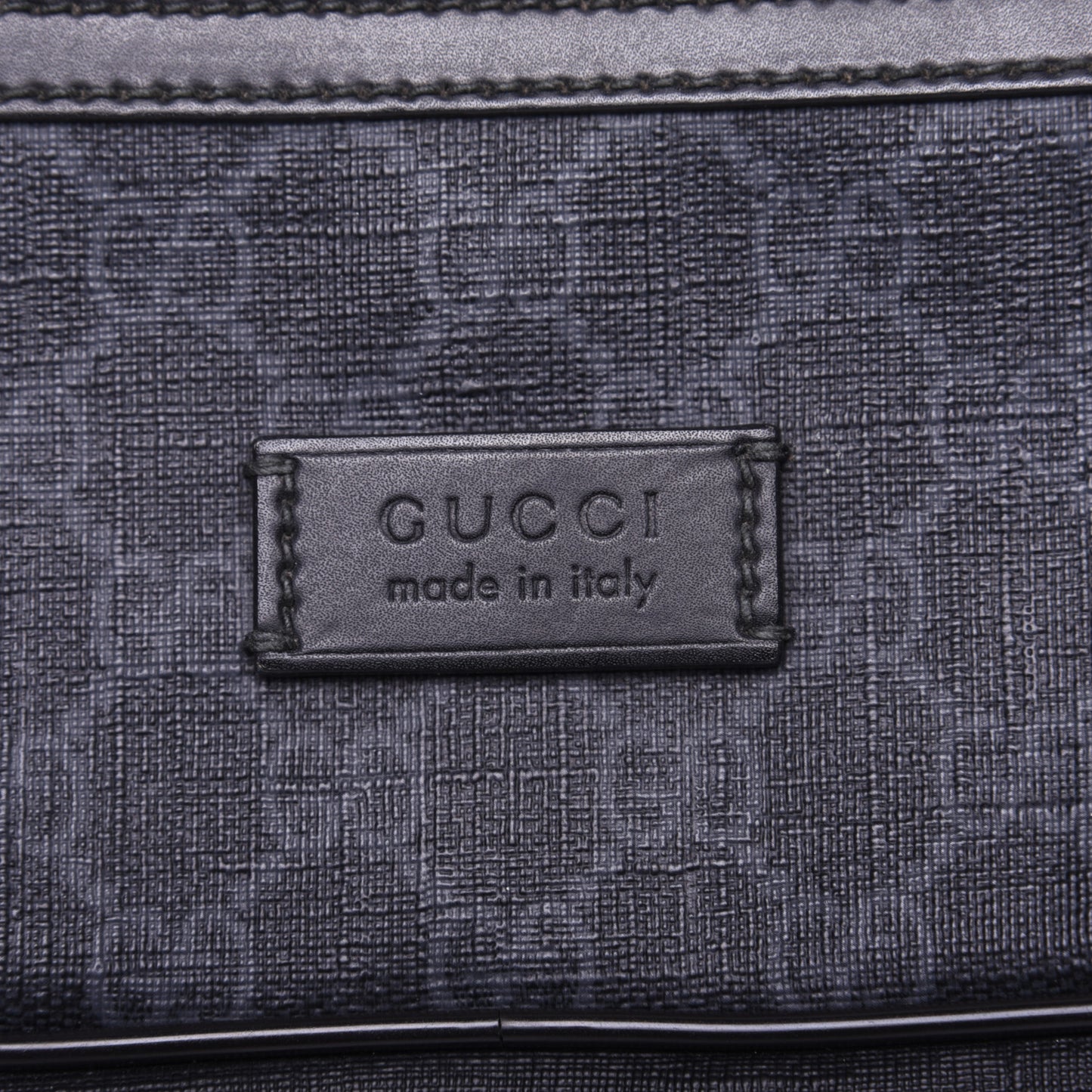 Soft GG Supreme Monogram Web Belt Bag Black Grey