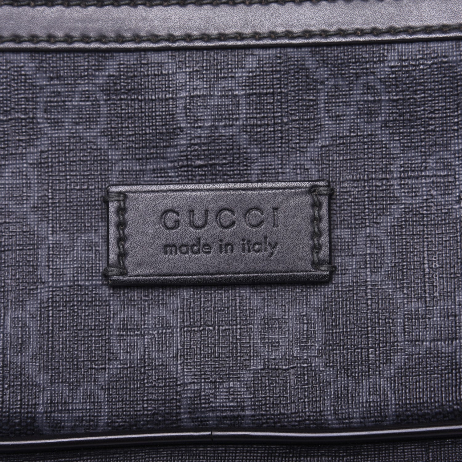 Gucci Soft GG Supreme Monogram Web Belt Bag Black Grey 8 of 13