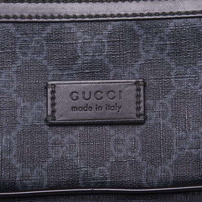 Gucci Soft GG Supreme Monogram Web Belt Bag Black Grey 8 of 13