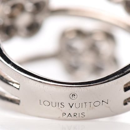 Louis Vuitton Flower Full Ring S Silver 4 of 5