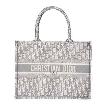 Christian Dior Oblique Medium Book Tote Grey 1 of 10