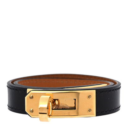 Hermes Box Kelly Double Tour Bracelet XS Black 1 of 7