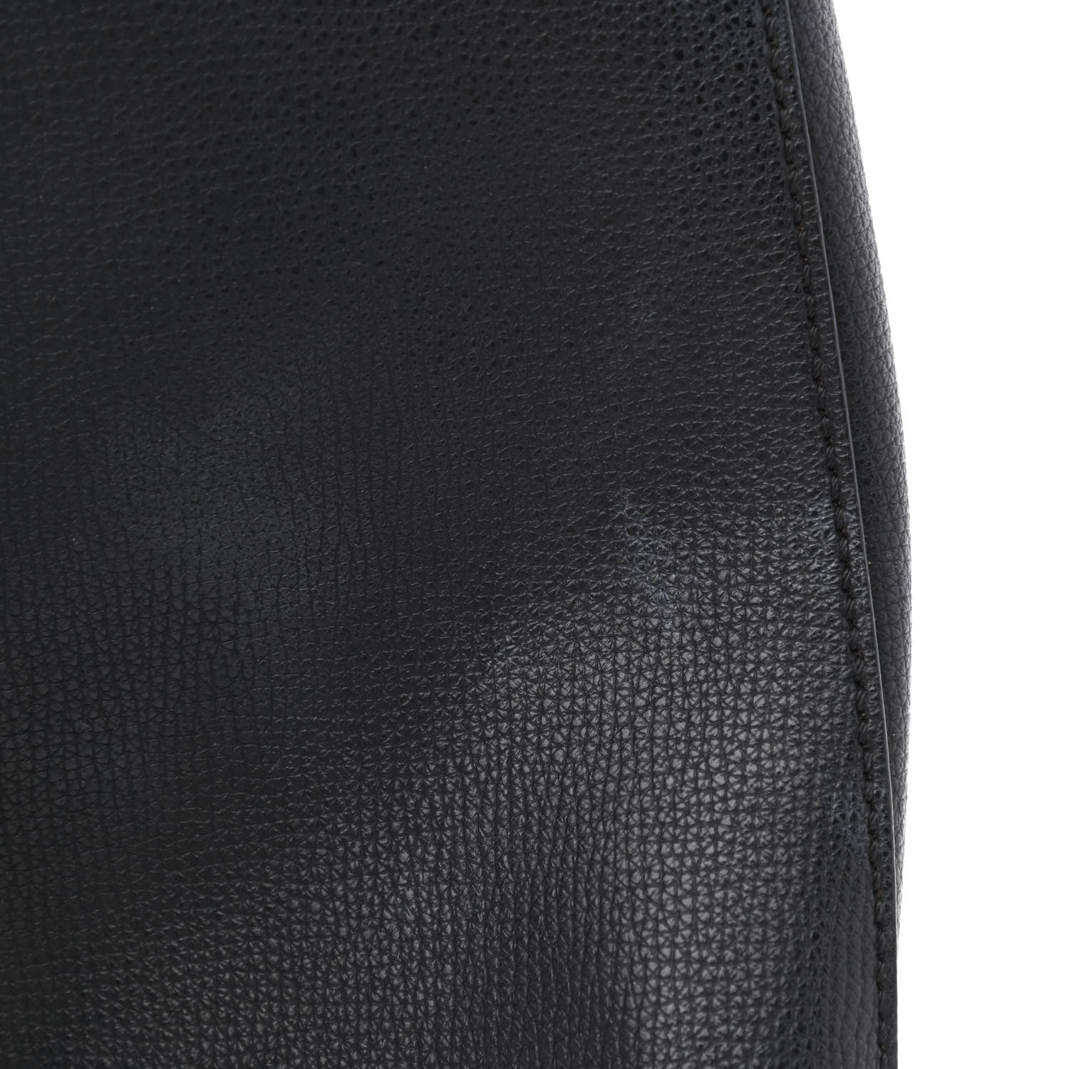 Fendi Vitello Vienna Enamel F is Fendi Shopping Tote Black Taupe 18 of 20