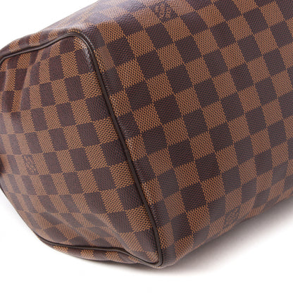 Louis Vuitton Damier Ebene Speedy 30 6 of 9