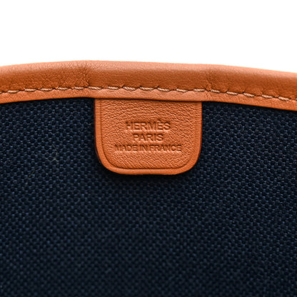 Hermes Toile Swift Record Bag 78 Bleu Marine 6 of 11