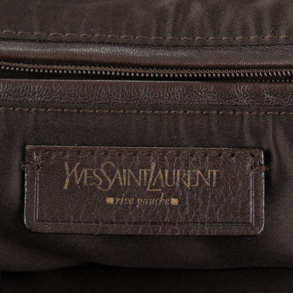 Saint Laurent Calfskin Oversized Muse Bordeaux 6 of 7
