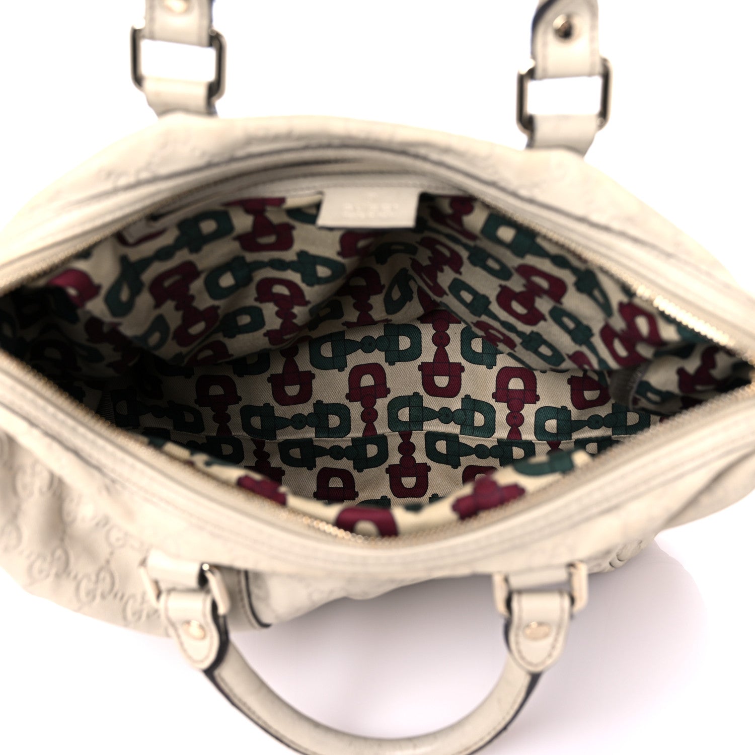 Gucci GG Plus Monogram Medium Joy Boston White 4 of 27