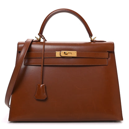 Hermes Box Kelly Sellier 32 Noisette 1 of 13
