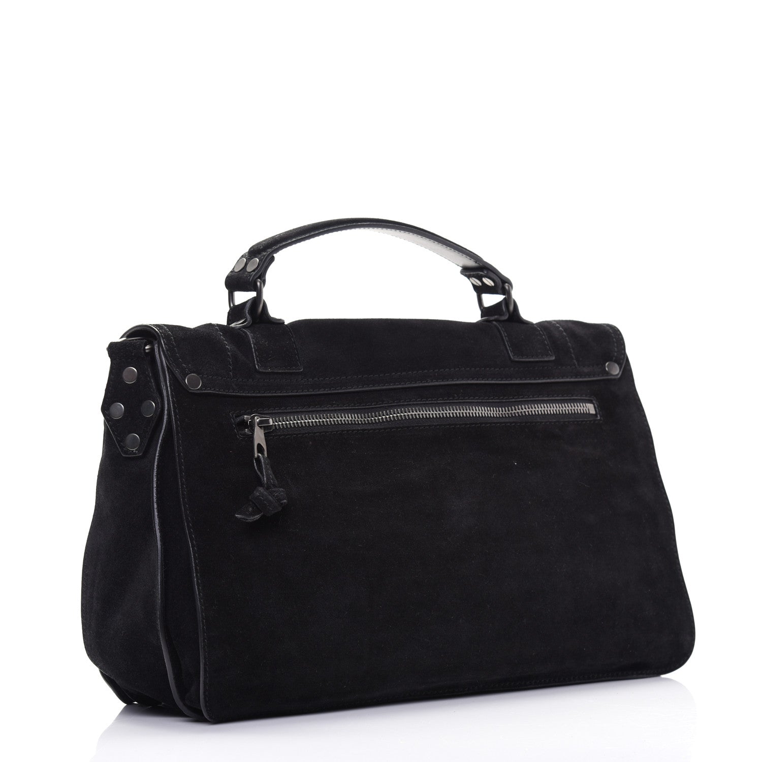 Proenza Schouler Suede Medium PS1 Satchel Black 3 of 18