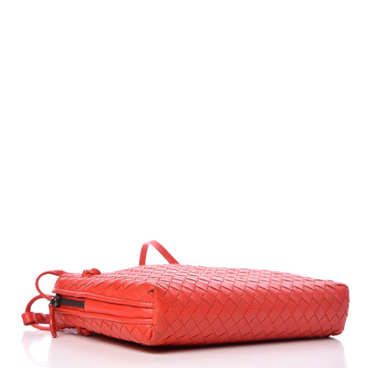 Bottega Veneta Nappa Intrecciato Nodini Crossbody Messenger Red 4 of 12