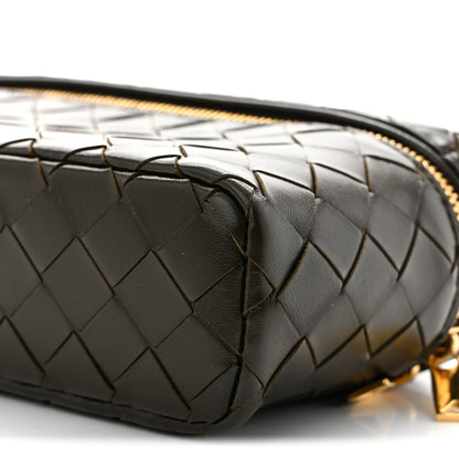 Bottega Veneta Calfskin Intrecciato Bang Bang Vanity Case Kaki 10 of 10