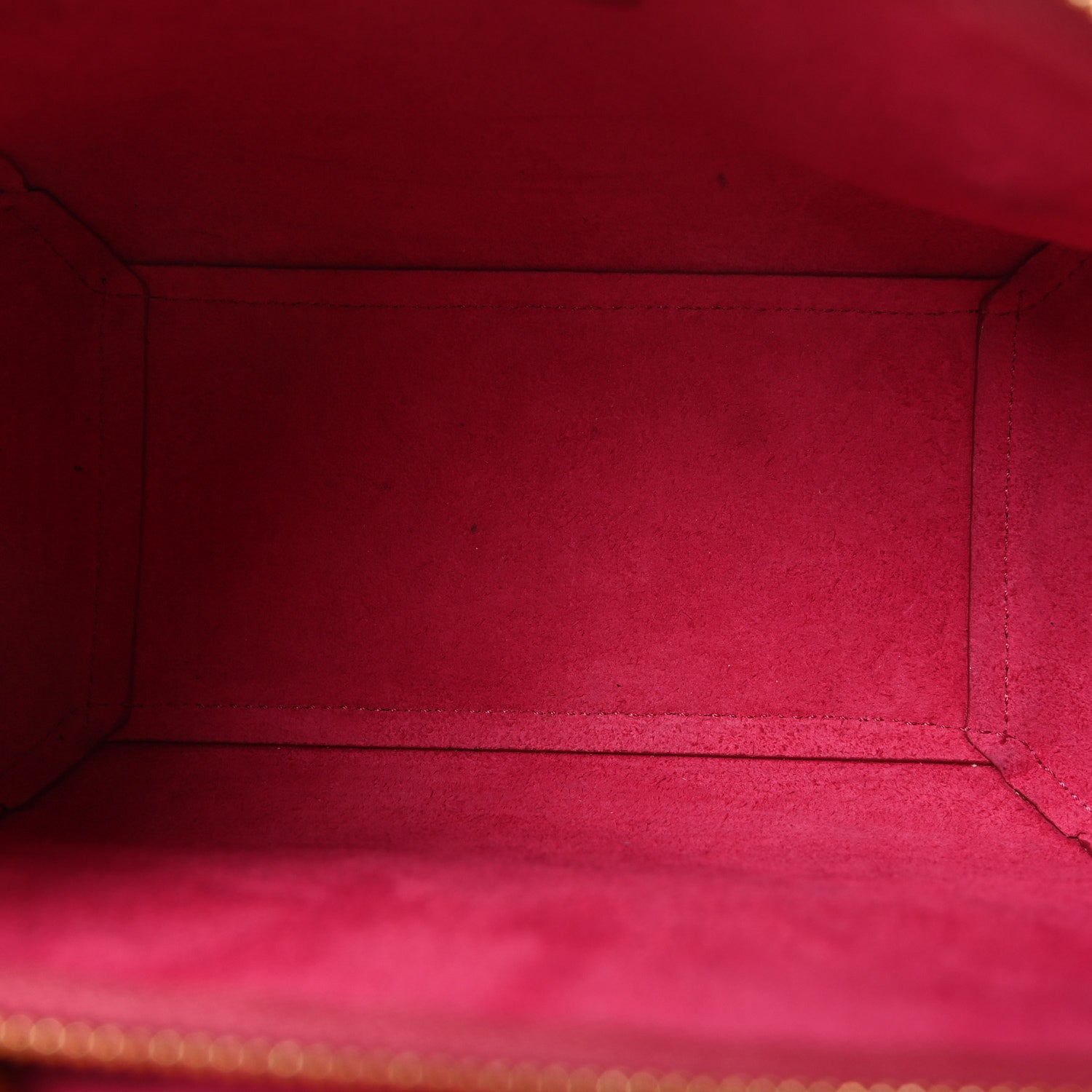 Celine Grained Calfskin Nano Belt Bag Raspberry 5 of 10
