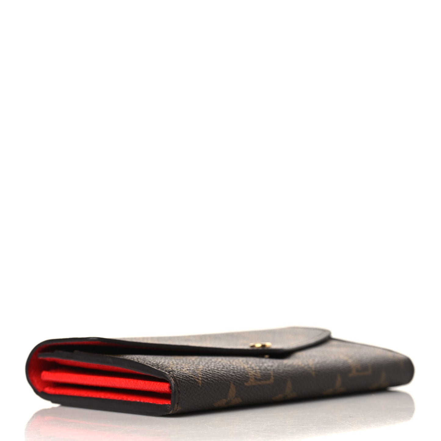 Monogram Sarah Wallet NM Coquelicot