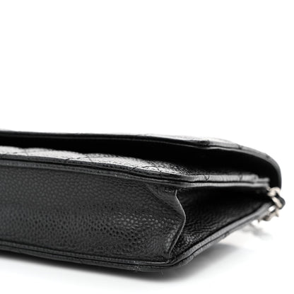 Chanel Caviar Quilted Wallet on Chain WOC Black 11 of 11