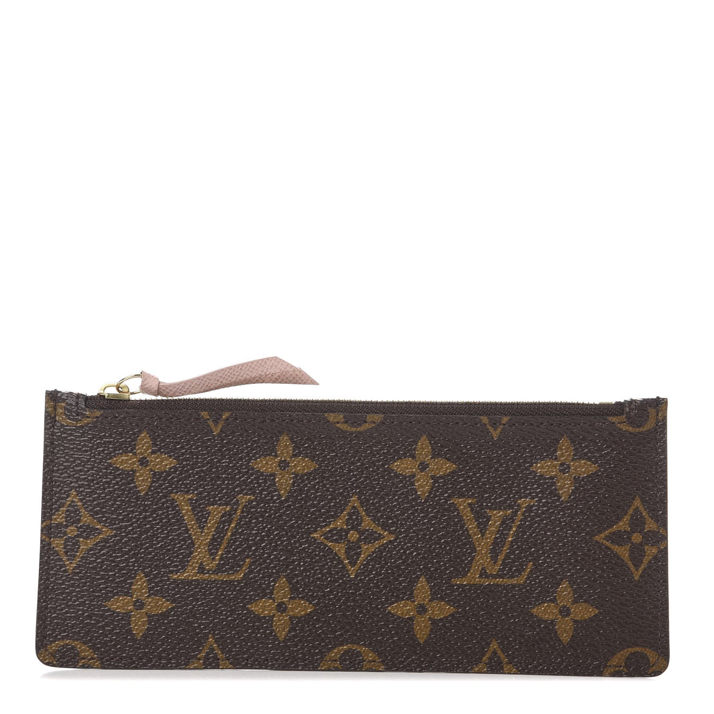 Monogram Josephine Wallet Zippered Insert Rose Ballerine