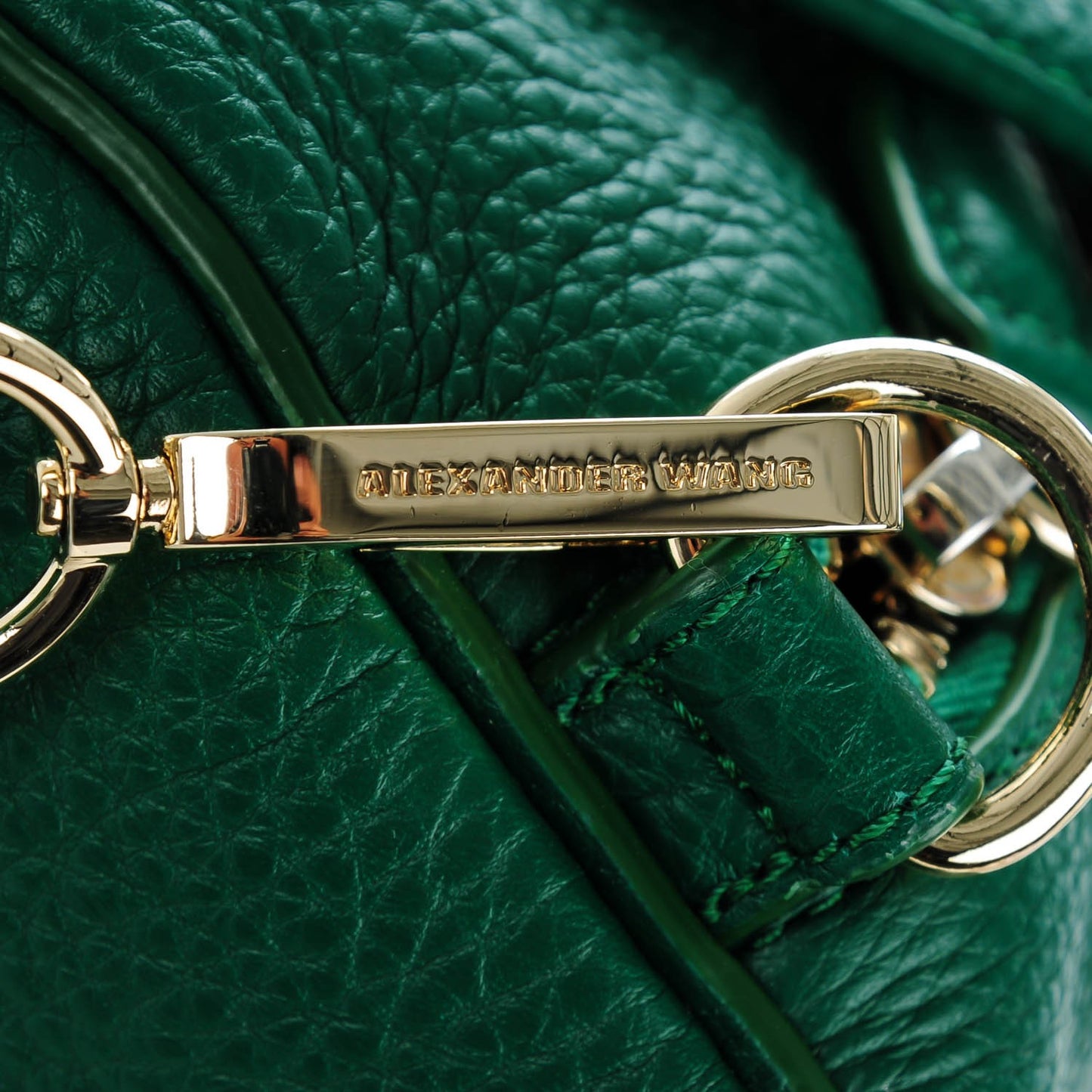 Pebbled Lambskin Rocco Vine Gold Hardware