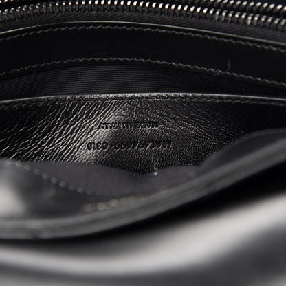 Saint Laurent Calfskin Y Quilted Monogram Small Loulou Chain Satchel Black 10 of 11