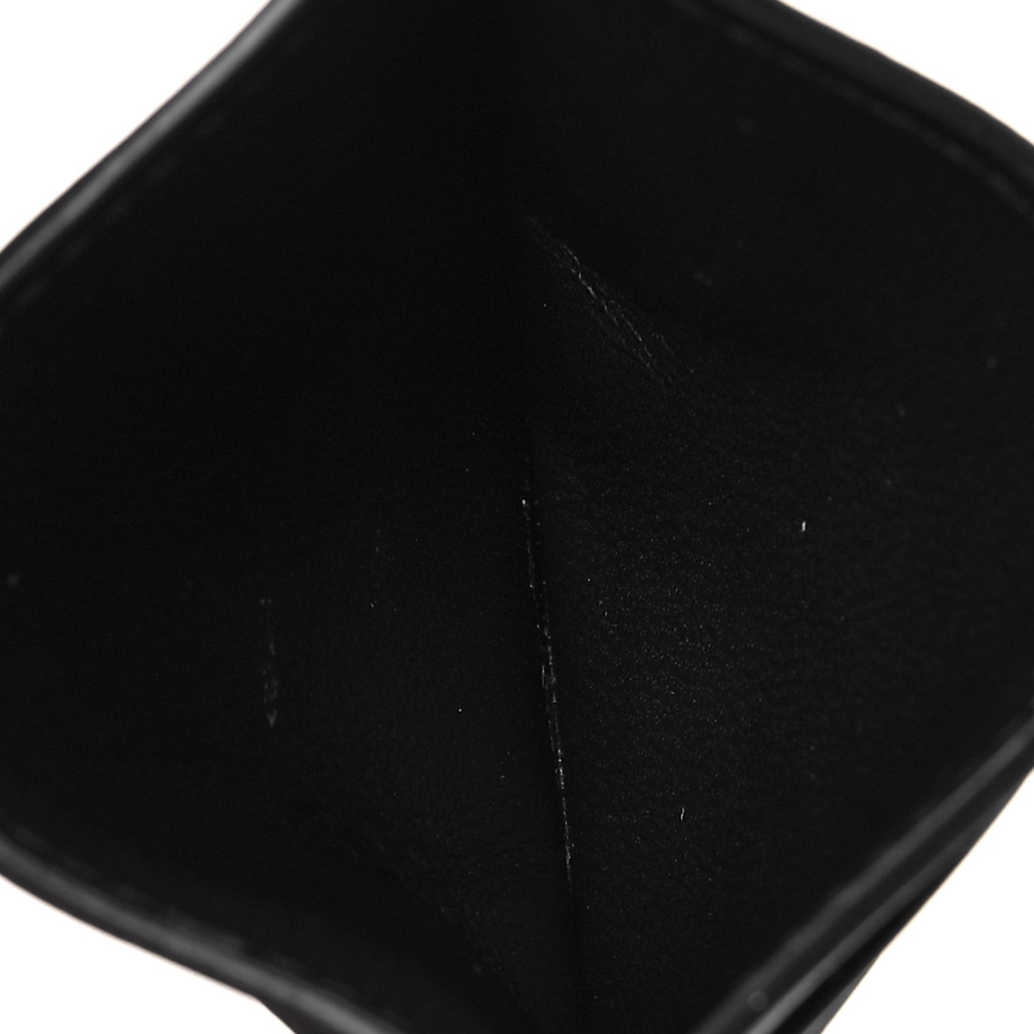 Balenciaga Smooth Calfskin Logo Everyday Multi Card Case Black 5 of 7