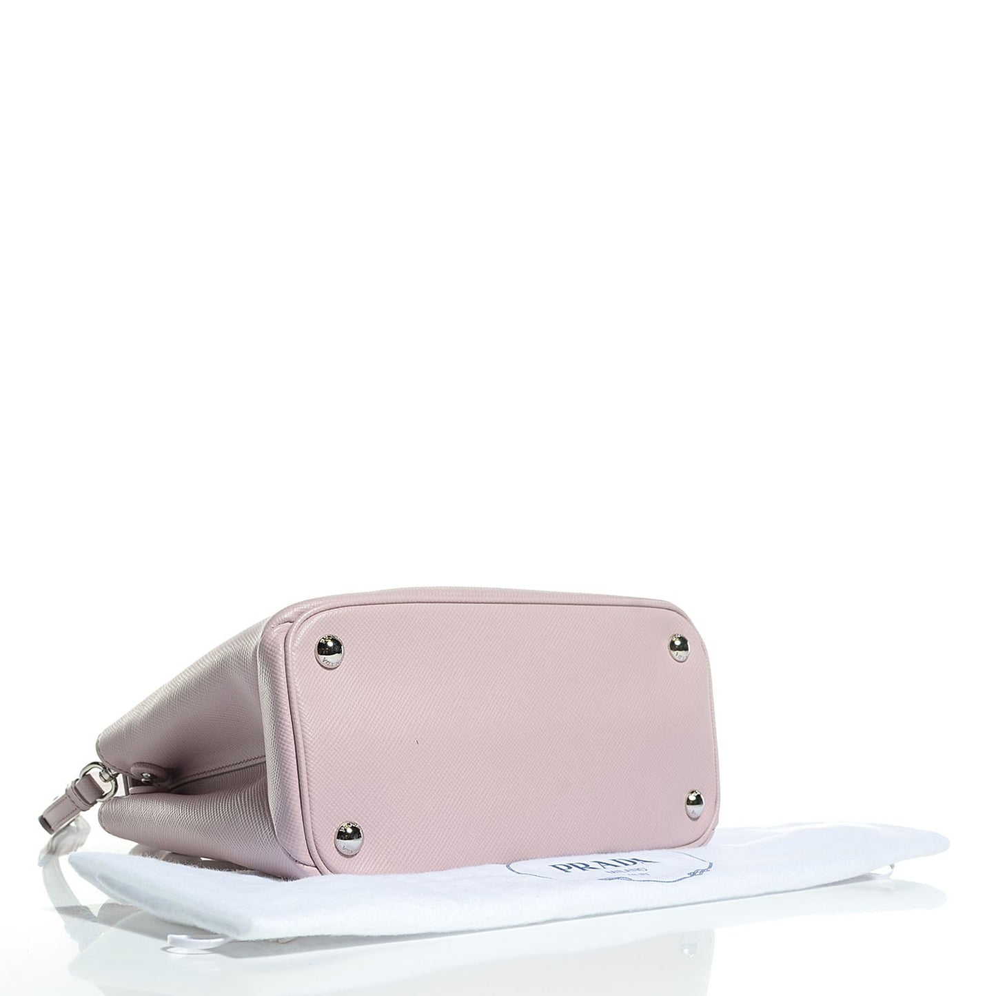 Saffiano Cuir Small Twin Tote Mughetto