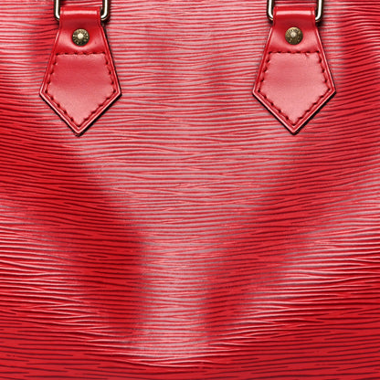 Louis Vuitton Epi Speedy 25 Castillan Red 8 of 15