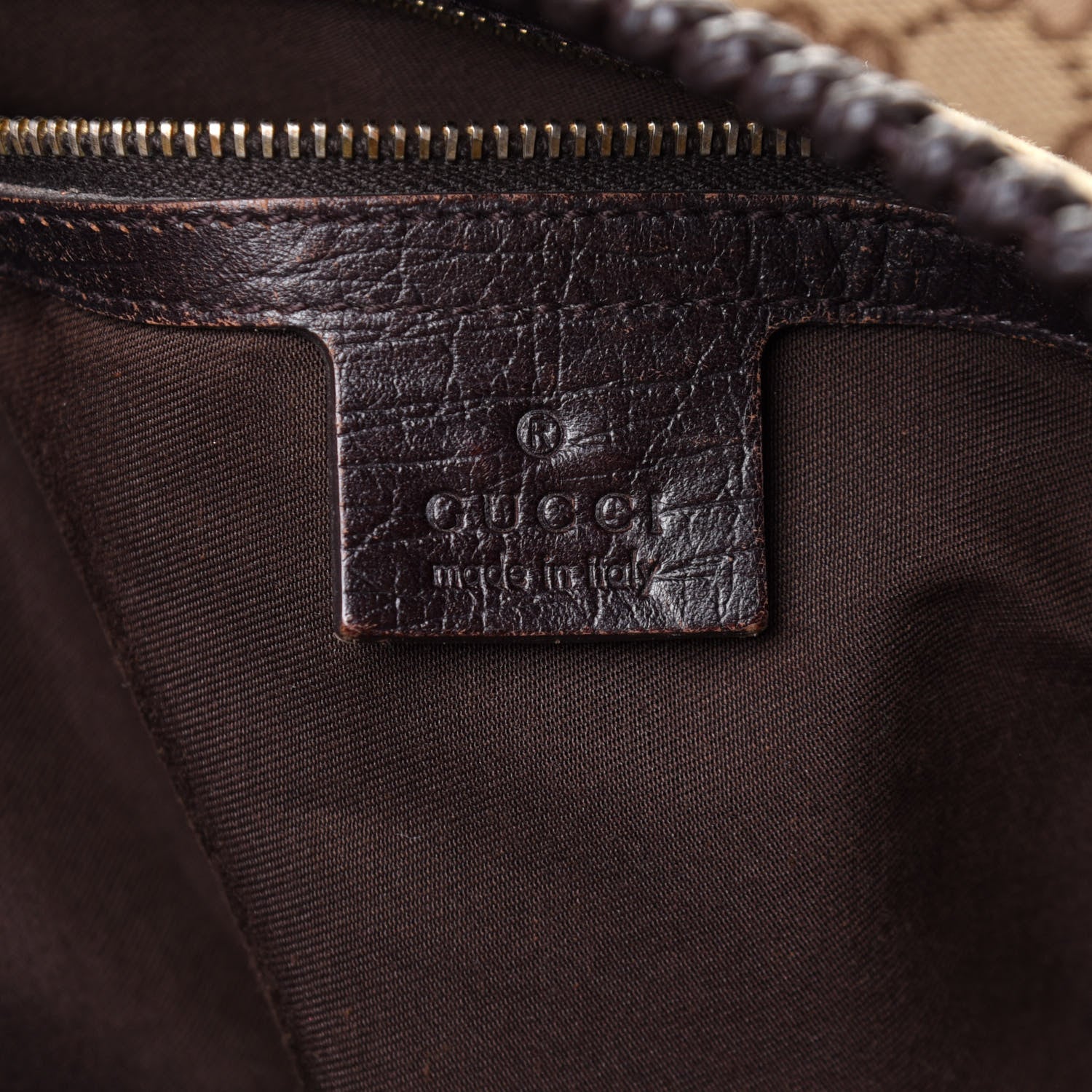 Gucci Monogram Large Horsebit Chain Hobo Dark Brown 6 of 12