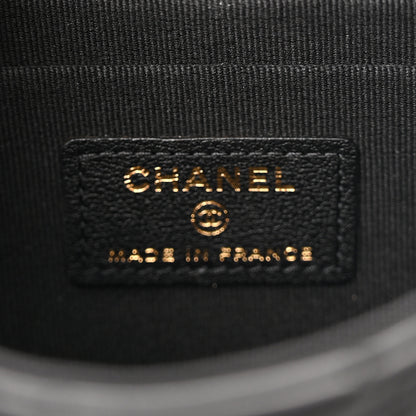 Chanel Lambskin Quilted Trendy CC Flap Phone Holder With Chain Black 6 of 13