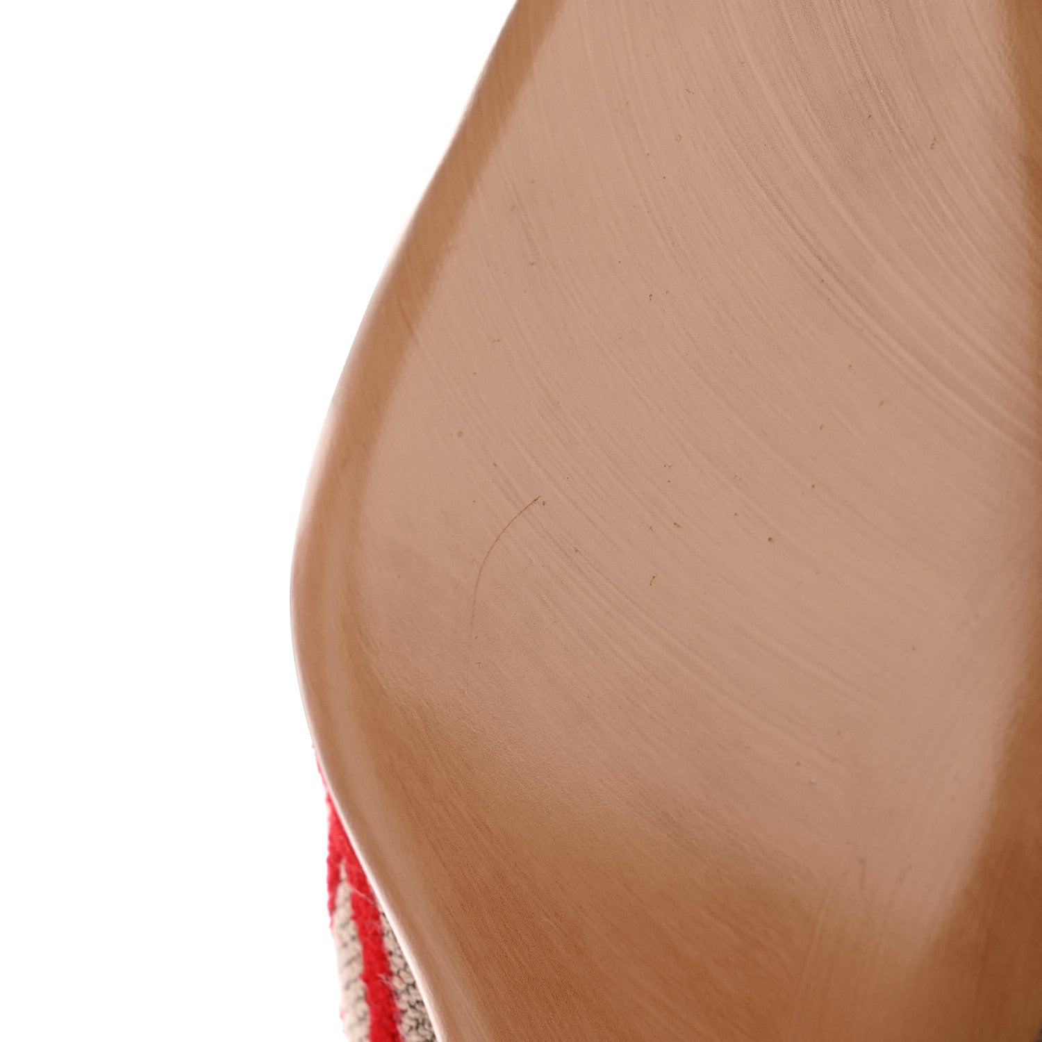 Valentino Garavani Toile Iconographe Calfskin Vlogo Knee High 30mm Boots 39 Naturale Rosso Valentino 15 of 17