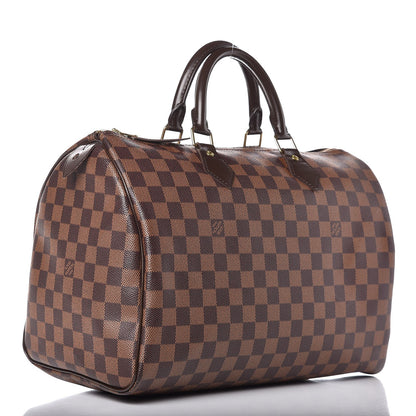 Louis Vuitton Damier Ebene Speedy 35 3 of 8