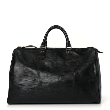 Louis Vuitton Epi Speedy 35 Black 1 of 10
