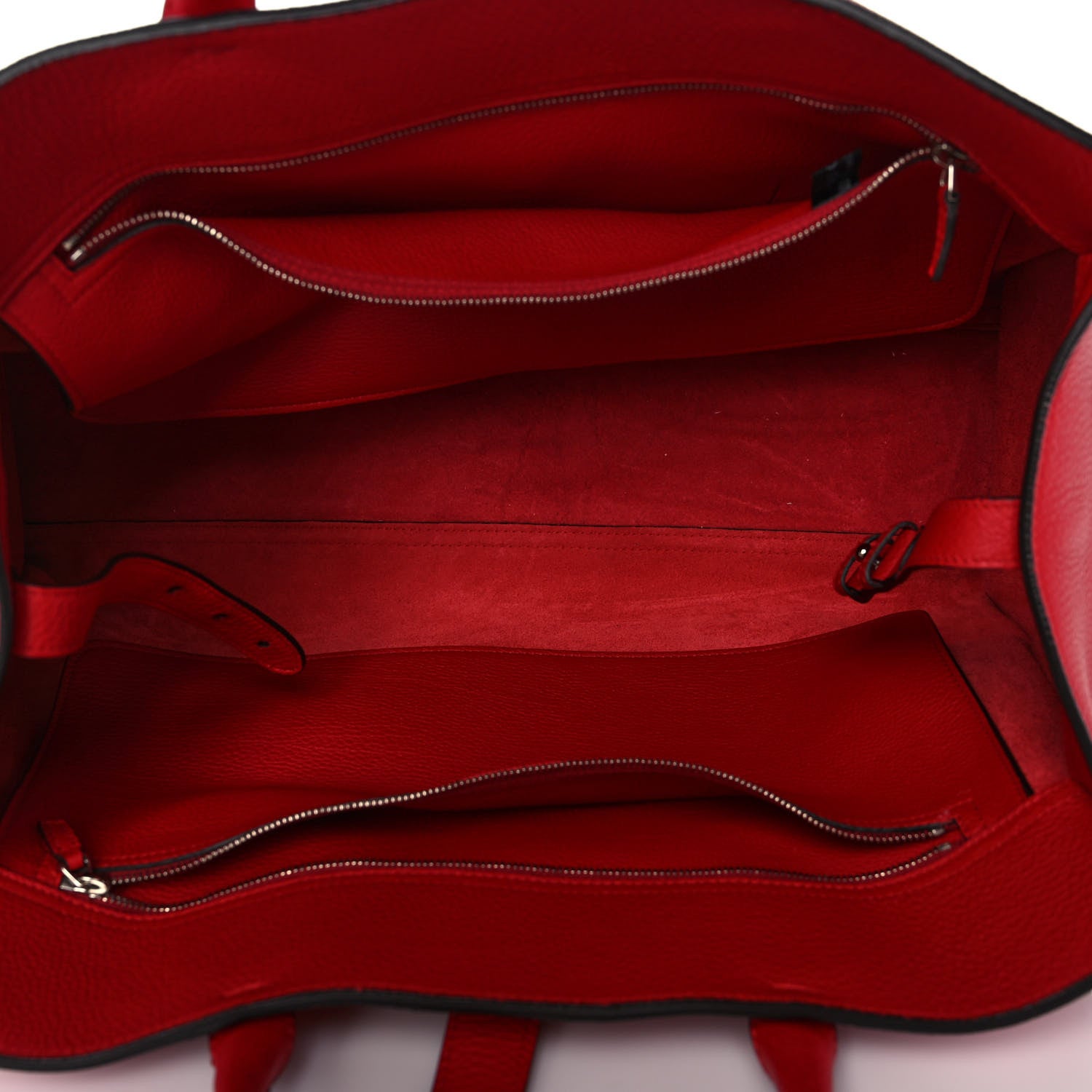 Gucci Soft Calfskin Medium Jackie Top Handle Bag Hibiscus Red 5 of 12