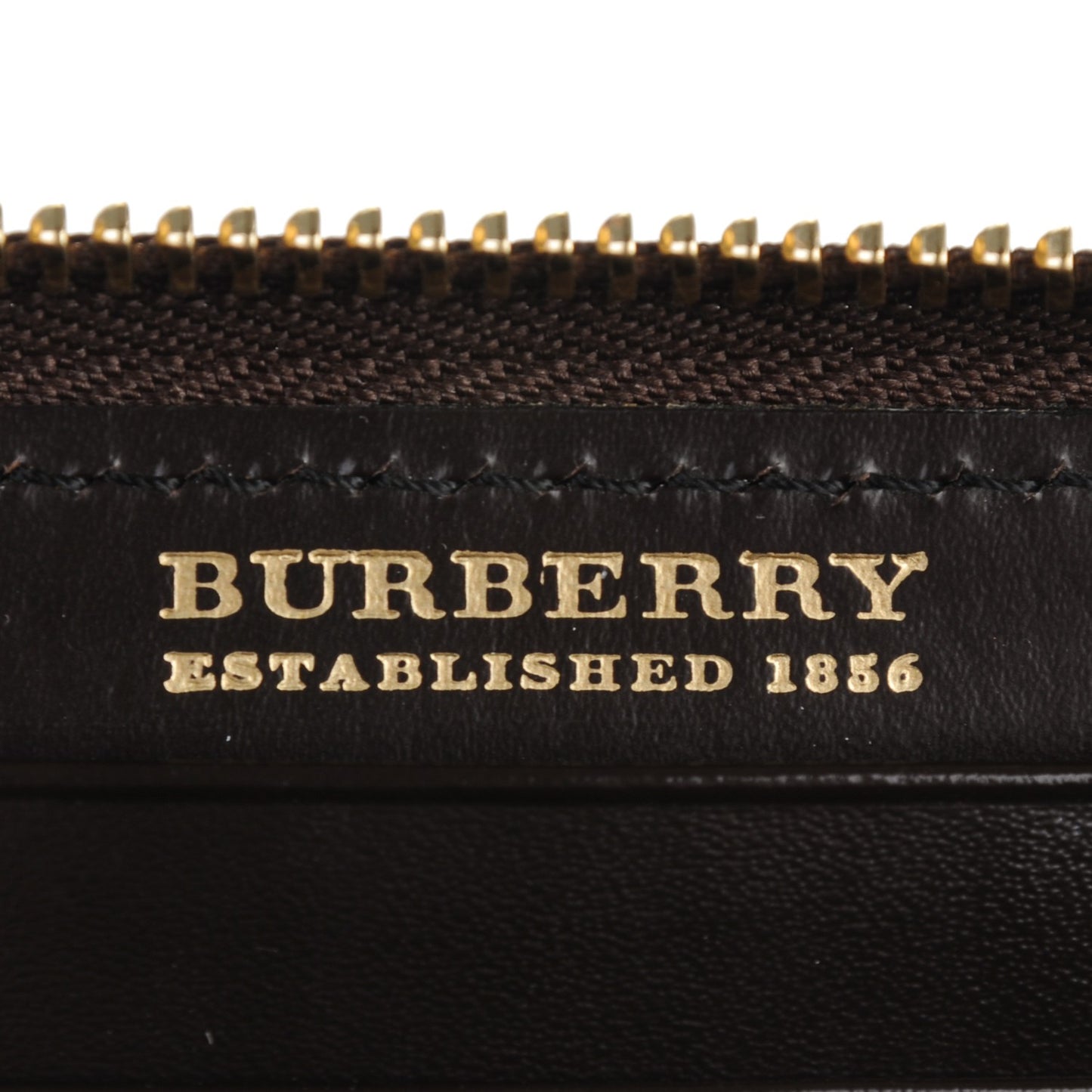 Haymarket Check Ziggy Zip Around Wallet Chocolate