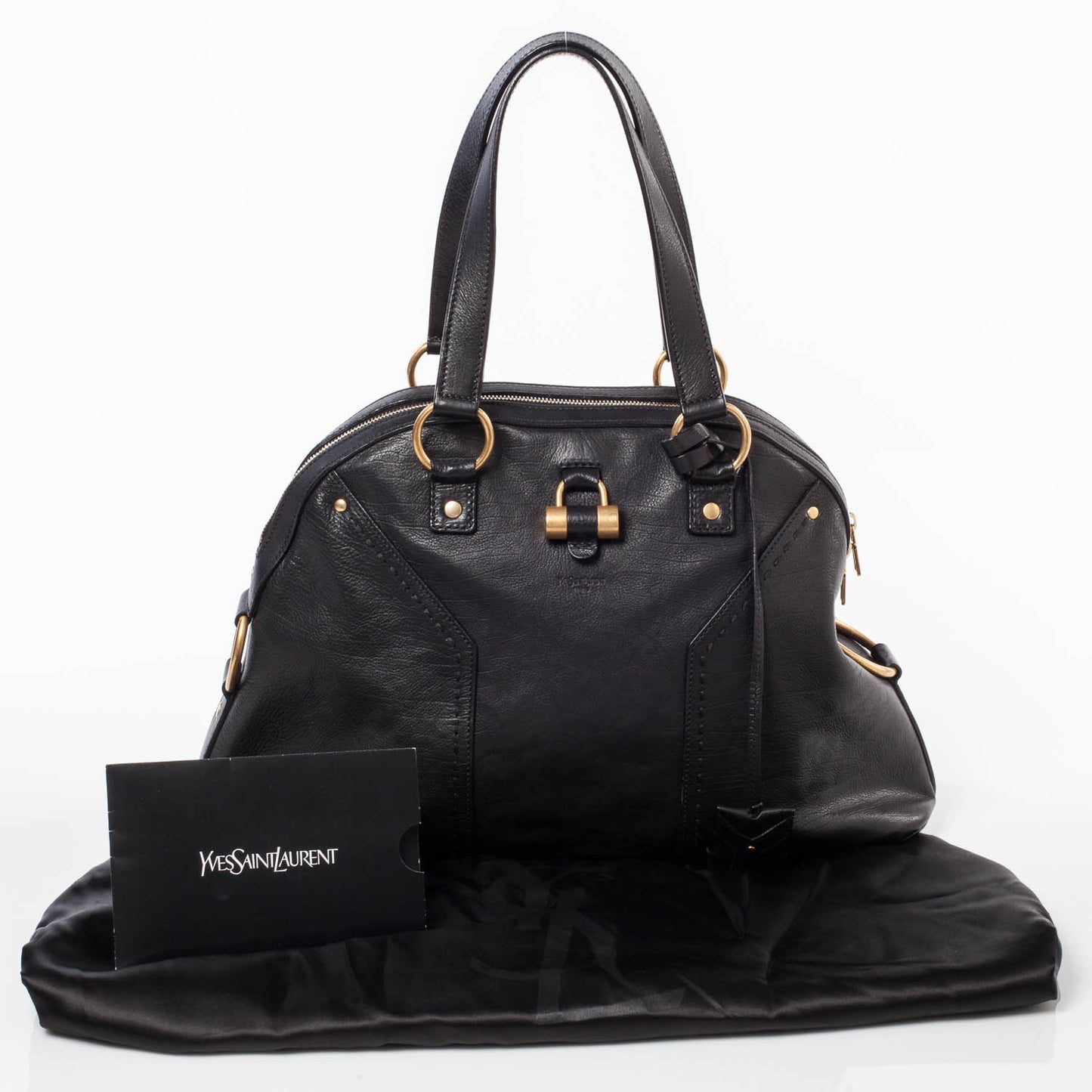 Leather Large Muse Black