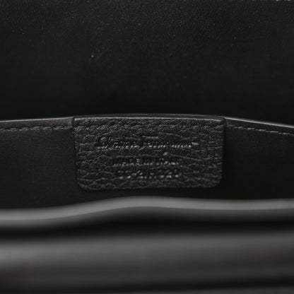 Salvatore Ferragamo Calfskin Medium Margot Top Handle Satchel Black 6 of 11
