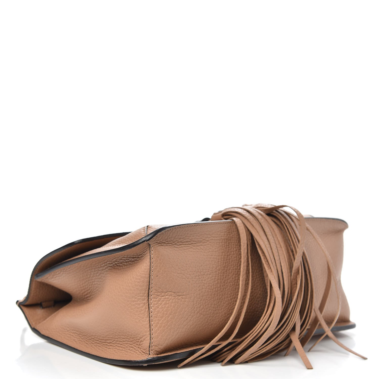 Gucci Cellarius Calfskin Medium Bamboo Daily Flap Shoulder Bag Camelia 4 of 11