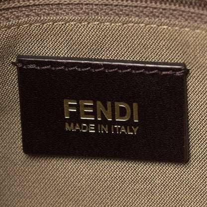 Fendi Zucchino Vitello Floral Forever Mama Baguette Pesca Giallo Saddler 6 of 12