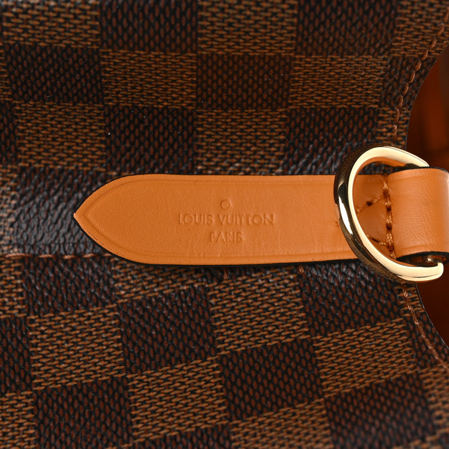 Damier Ebene Neonoe MM Safran