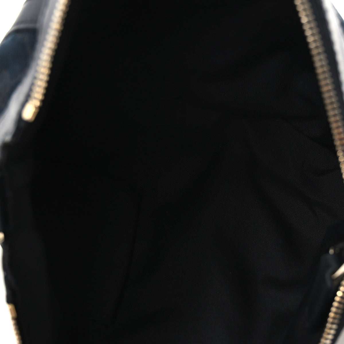 Monogram Small D Gold Ring Messenger Black