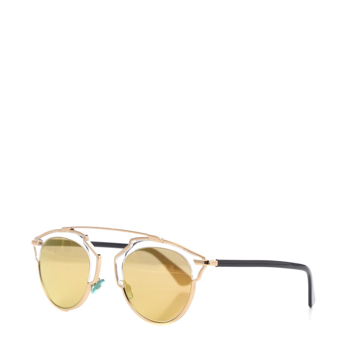 Mirrored So Real Sunglasses Gold