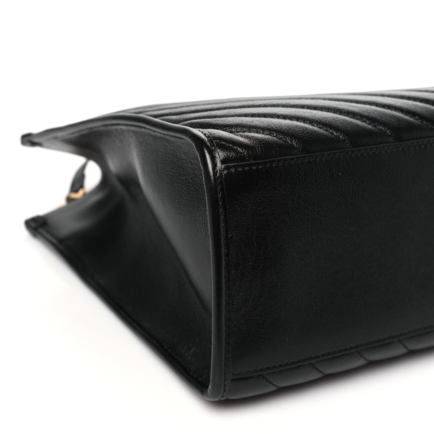 Azalea Calfskin Matelasse Diagonal GG Marmont Tote Bag Black