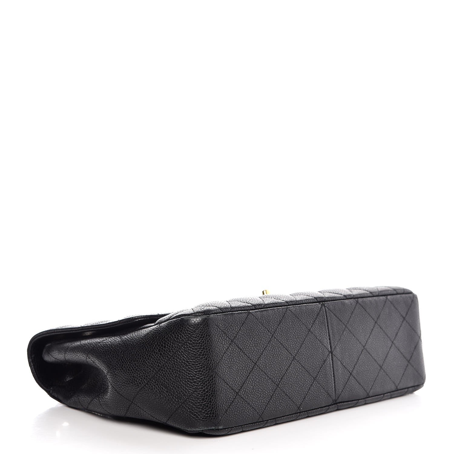 Chanel Caviar Quilted Jumbo Single Flap Black 4 of 13
