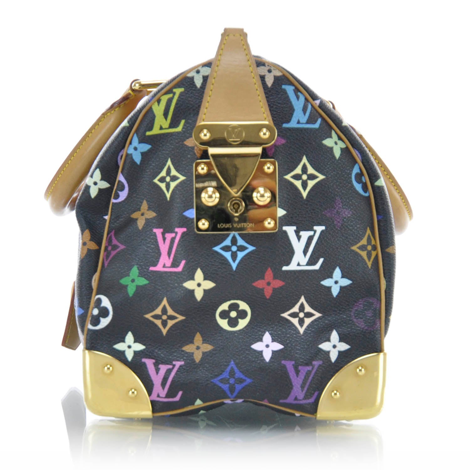 Louis Vuitton Monogram Multicolor Speedy 30 Black 4 of 9