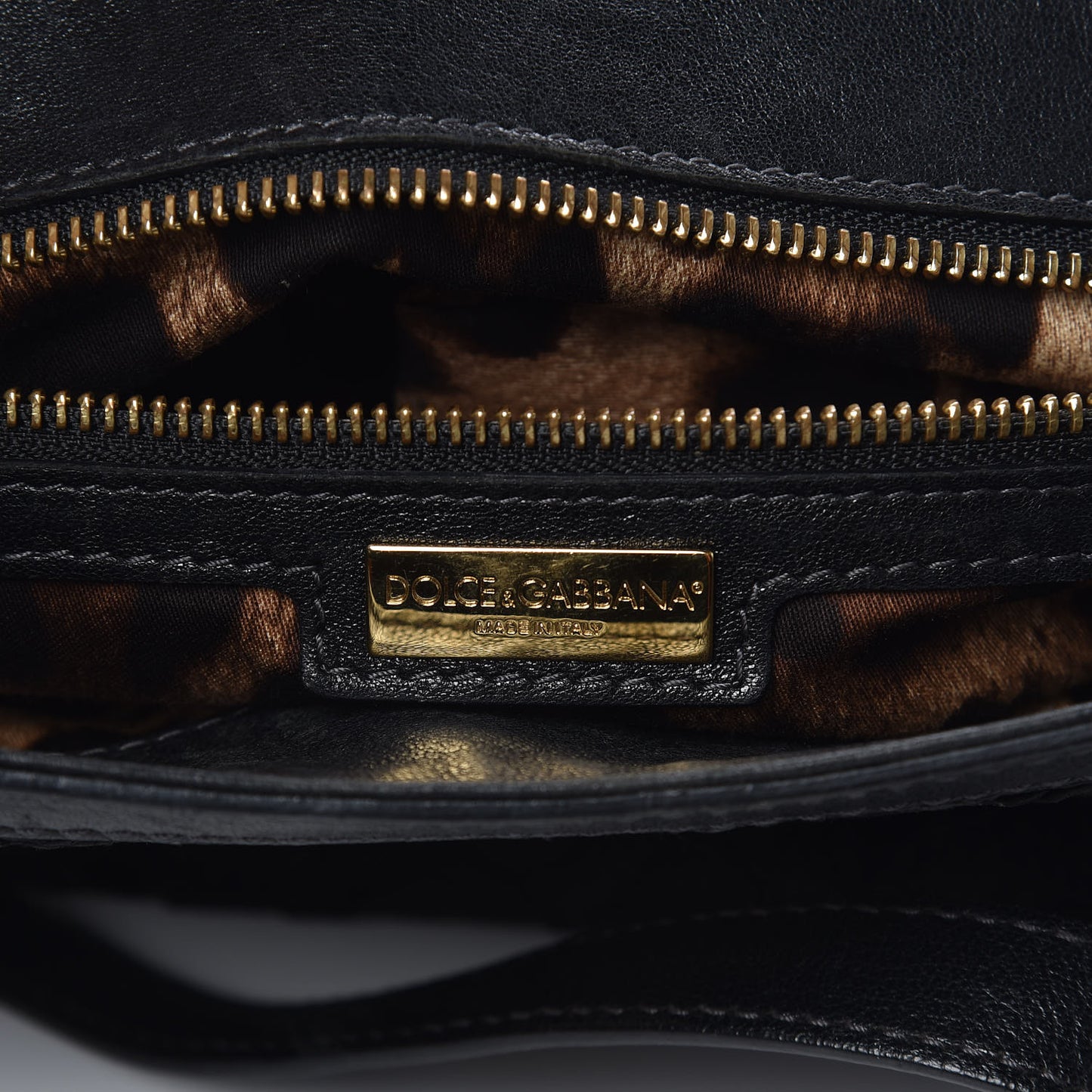 Calfskin Lace Large Miss Sicily Satchel Black