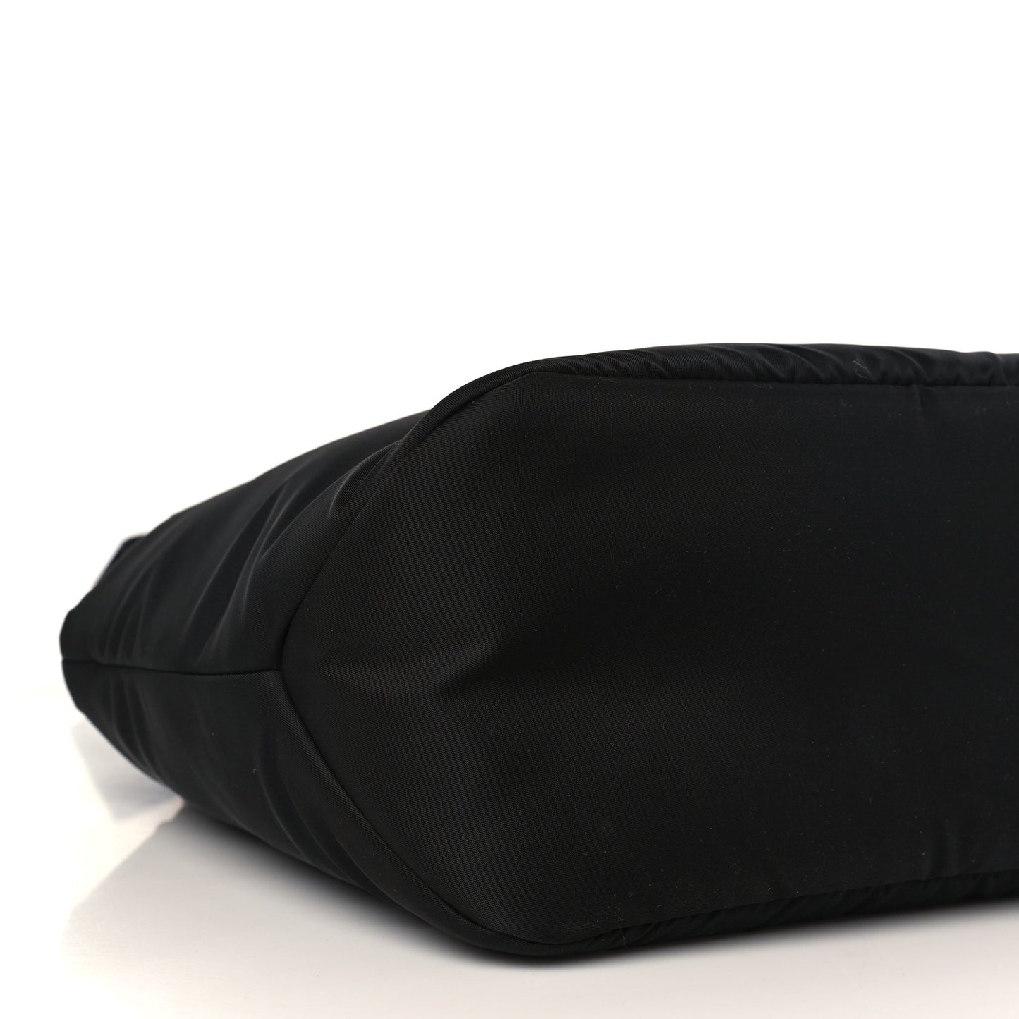 Tessuto Nylon Soft Padded Small Shopping Tote Black
