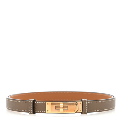 Hermes Epsom Kelly Belt Etoupe 1 of 4