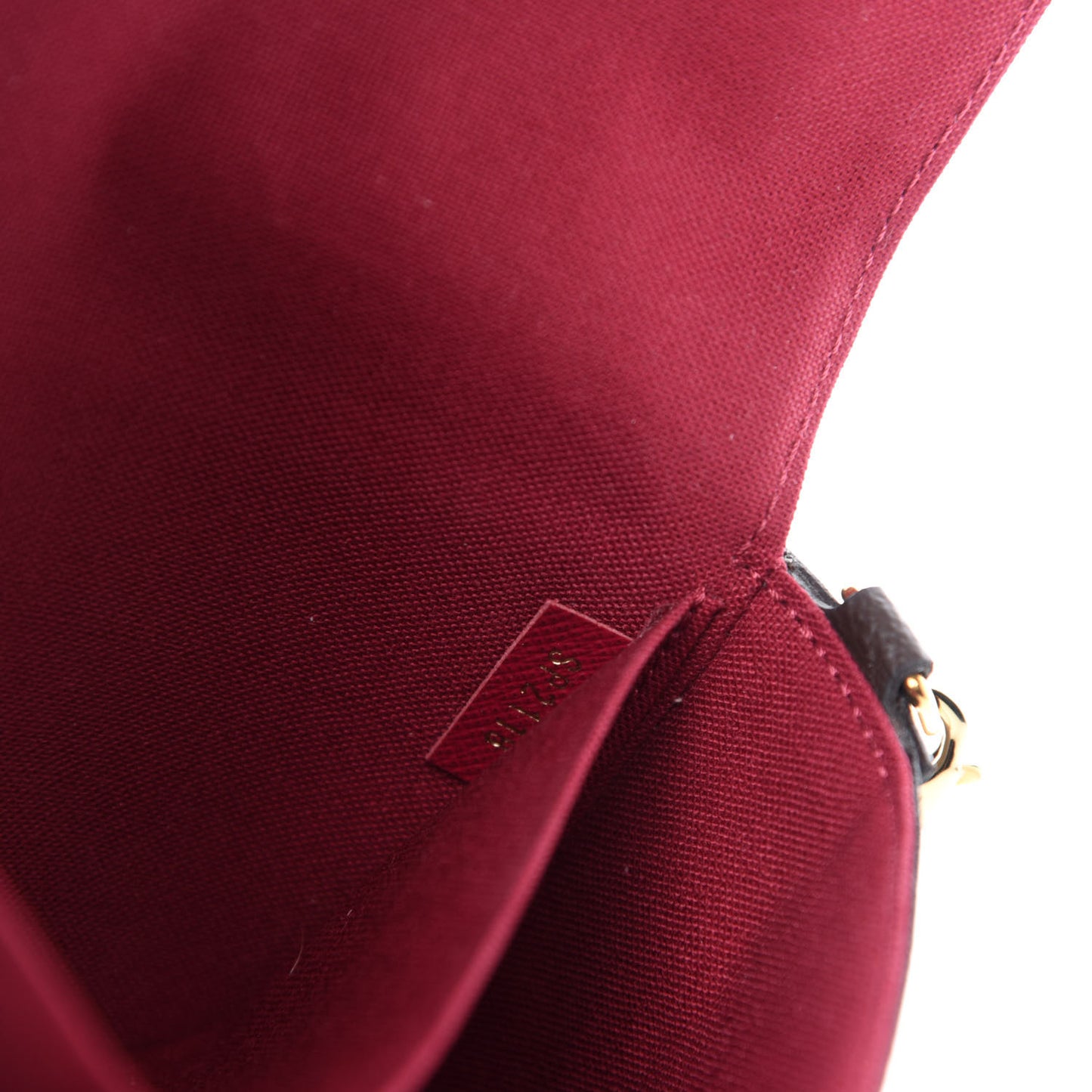 Monogram Pochette Felicie Chain Wallet Fuchsia