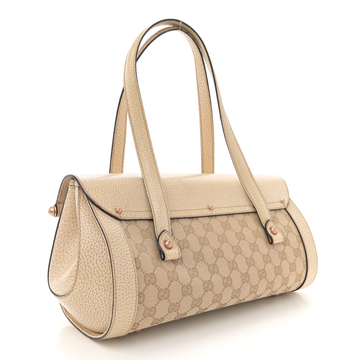 Monogram Bamboo Bullet Bag Off White