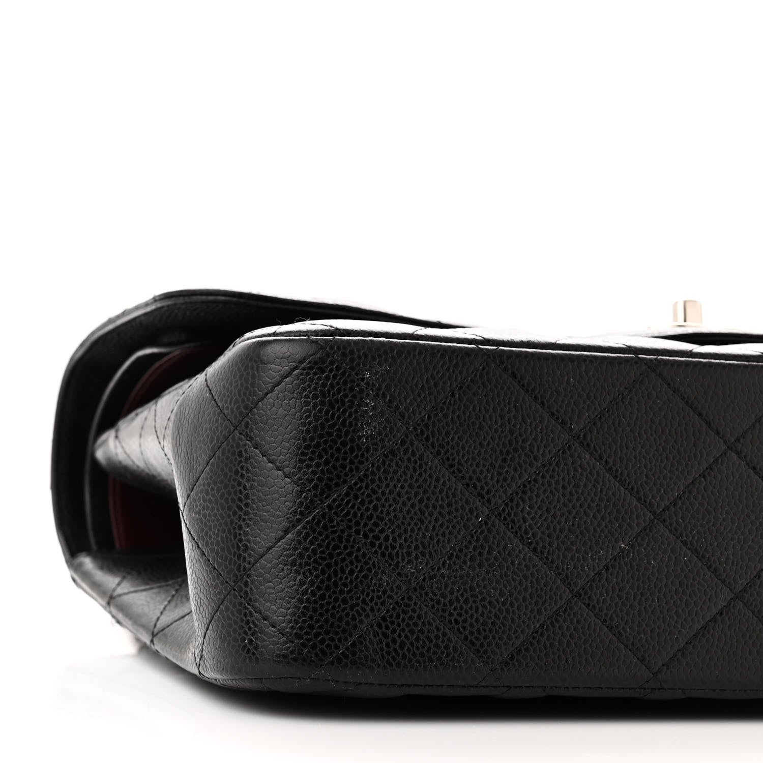 Chanel Caviar Quilted Jumbo Double Flap Black 9 of 12