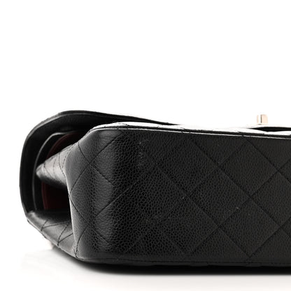 Chanel Caviar Quilted Jumbo Double Flap Black 9 of 12