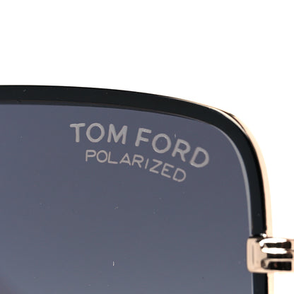 Tom Ford Acetate Polarized Heather Sunglasses TF739 Black 9 of 10